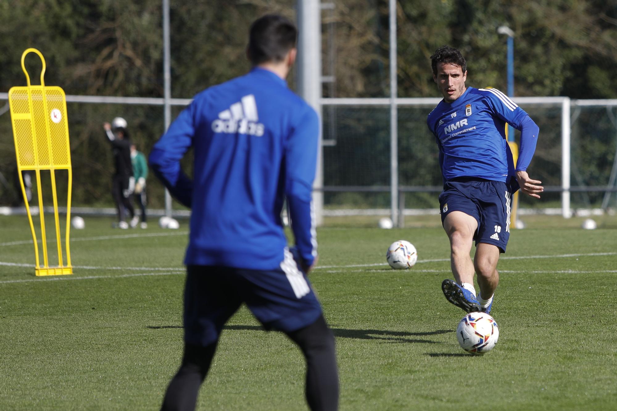 El entrenamiento del Oviedo