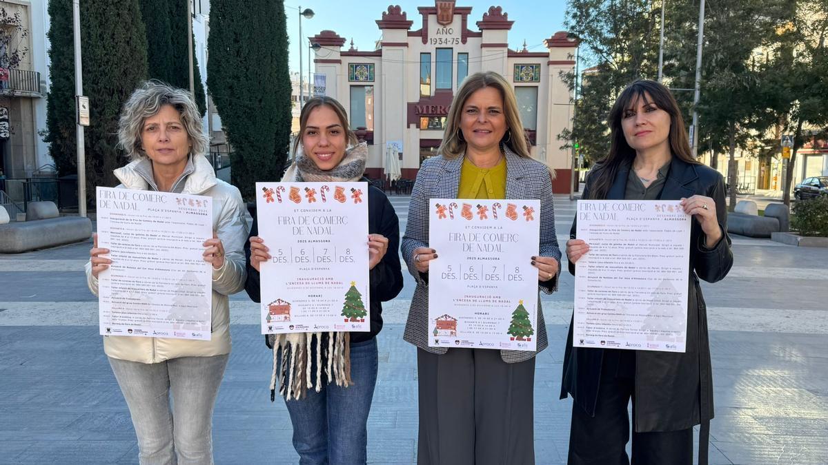 El Ayuntamiento de Almassora ha dado a conocer este martes la programación de la Fira de Comerç de Nadal.