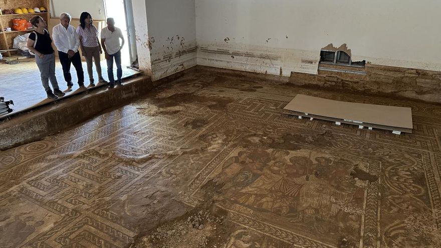 El yacimiento romano de La Malena en Azuara habilitará un pequeño edificio para recibir a los visitantes