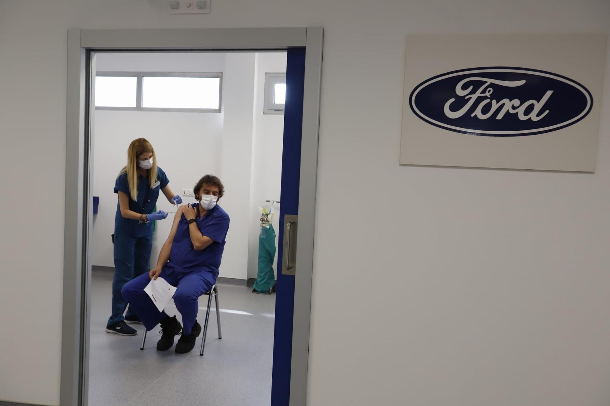 Empieza la vacunación en Ford Almussafes