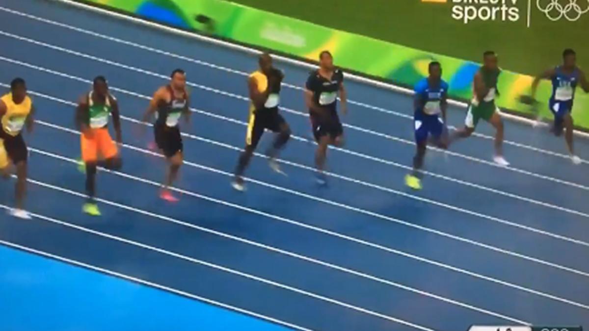 La carrera de Bolt en Río 2016