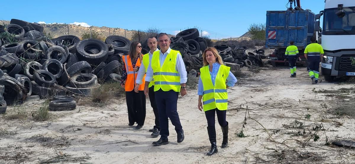 Visita al paraje de La Llana.