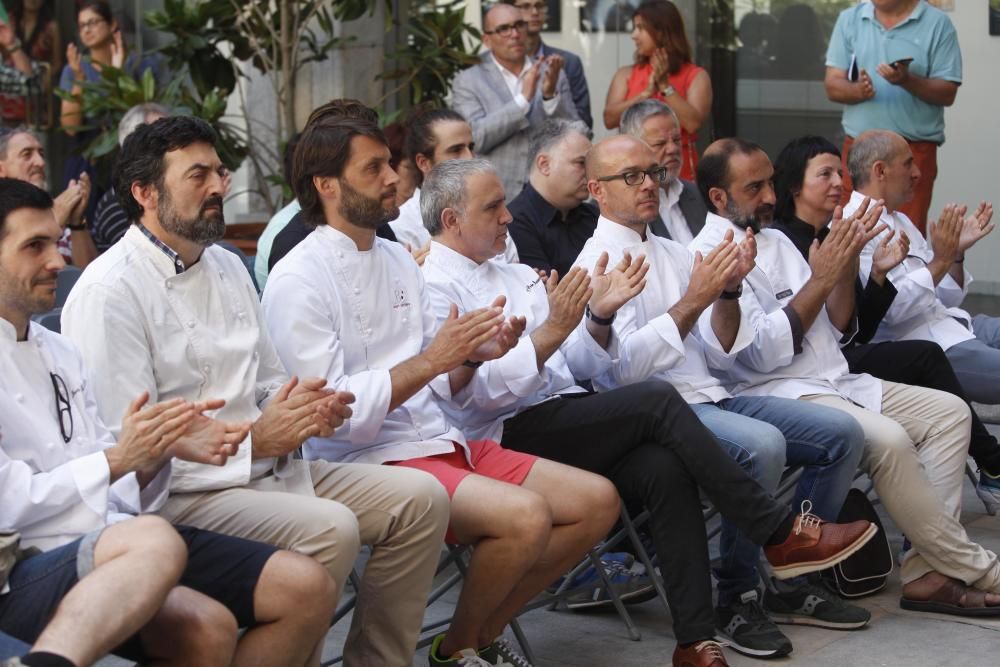 Acte de presentació de la gala Michelin 2017 a Girona