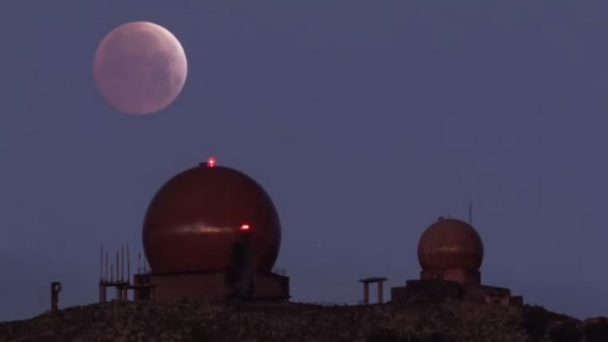 Así se vio el Eclipse Lunar en Canarias