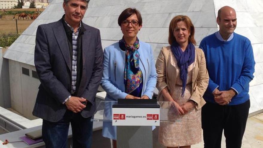 María Gámez, esta mañana en rueda de prensa.