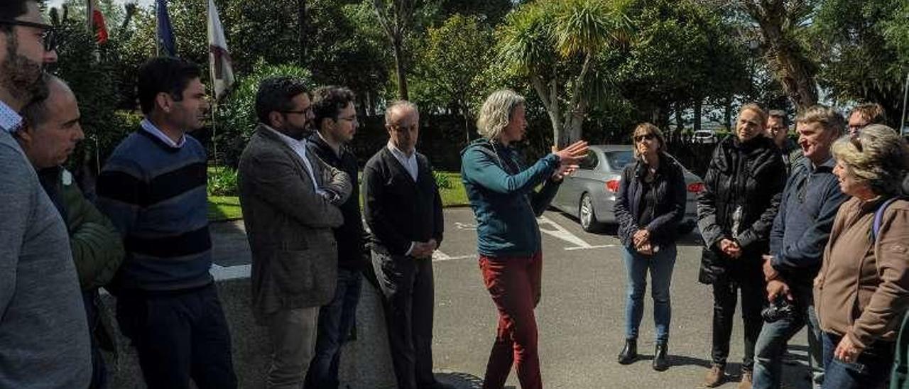 Visita de agentes de viaje y periodistas alemanes a O Salnés. // I. A.