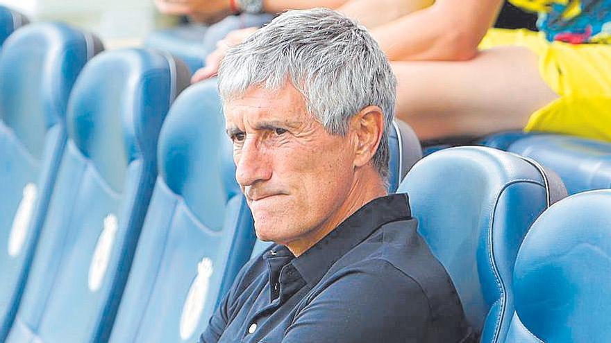 Quique Setién no continuará como técnico amarillo.