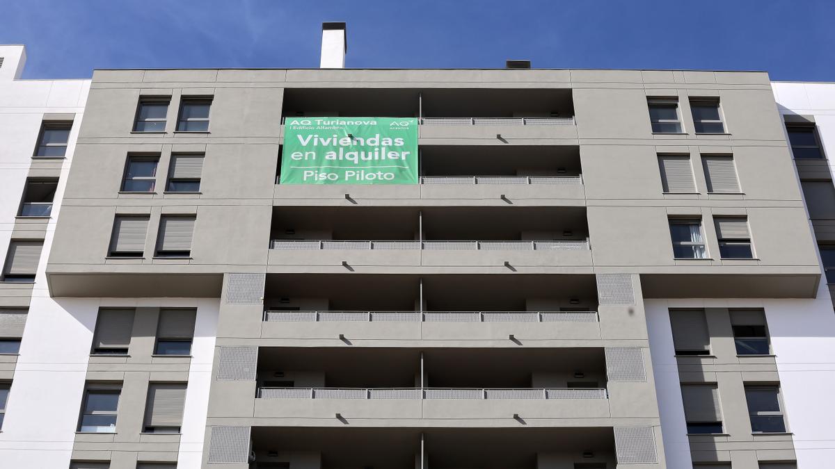 Edificio de viviendas de alquiler en València.