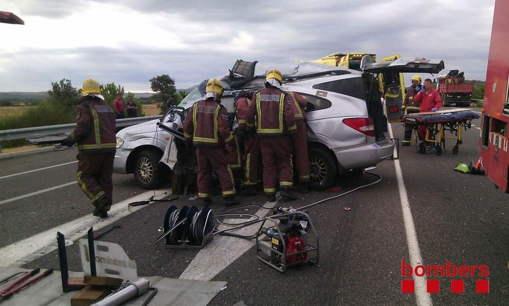 Accident de trànsit a Viladamat