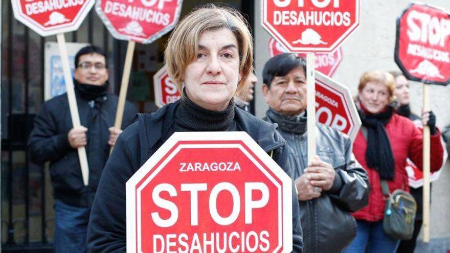 Raquel de la Riva: &quot;Nosotros no somos violentos, sí los que desalojan a las familias&quot;