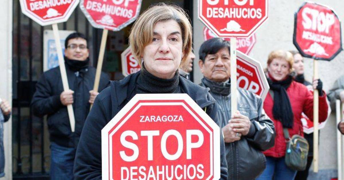 Raquel de la Riva: "Nosotros no somos violentos, sí los que desalojan a las familias"