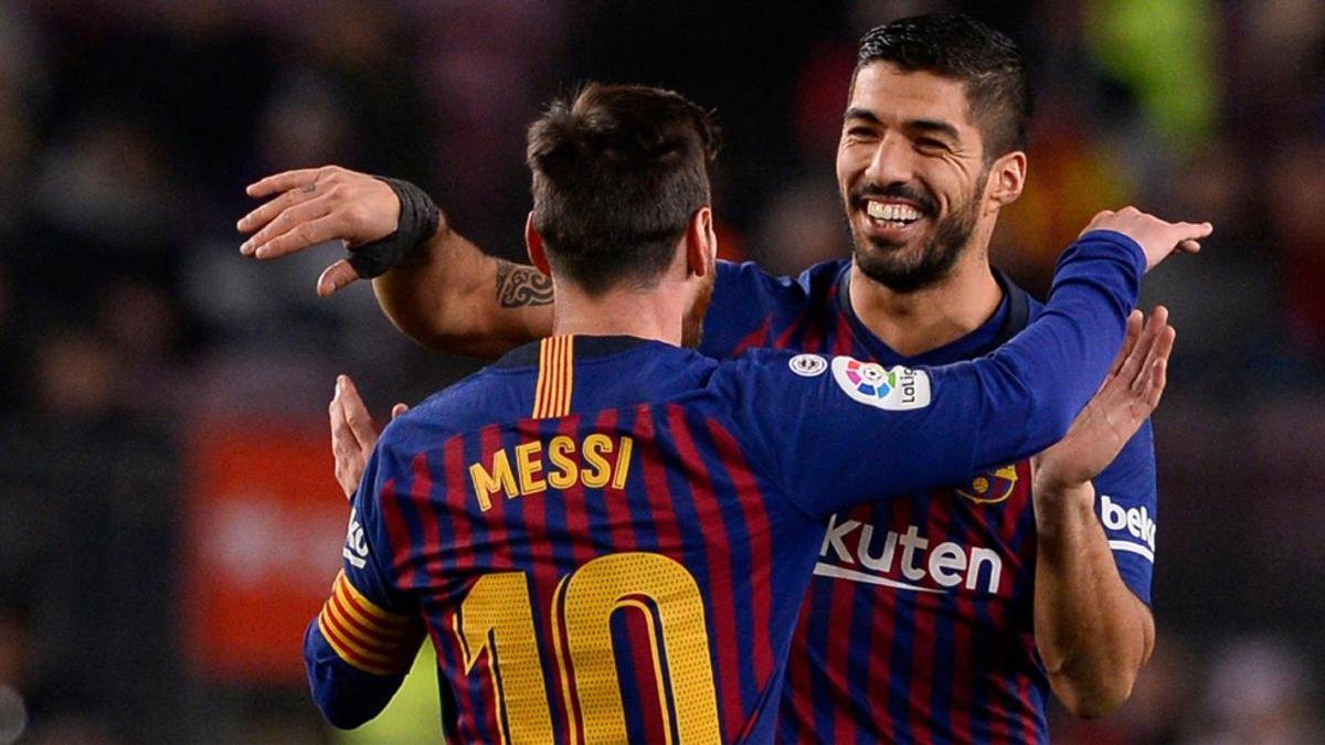 Messi y Suárez son los dos máximos goleadores del Barça y la Liga