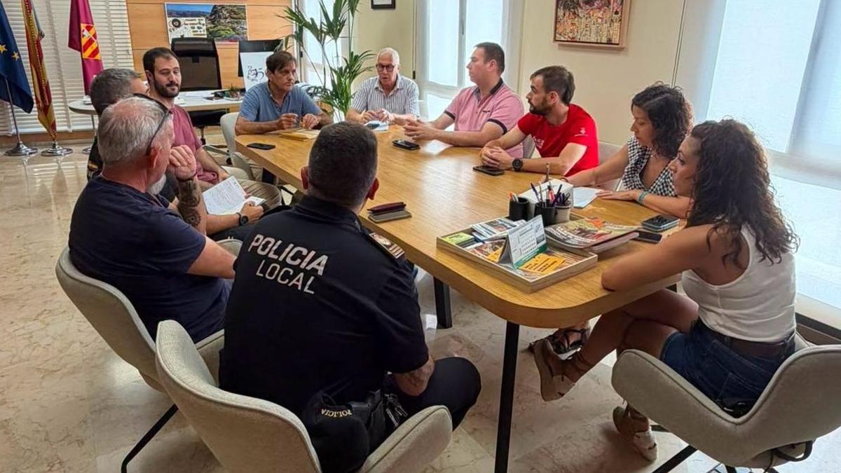 Reunión del CECOPAL de Alzira celebrada esta mañana.