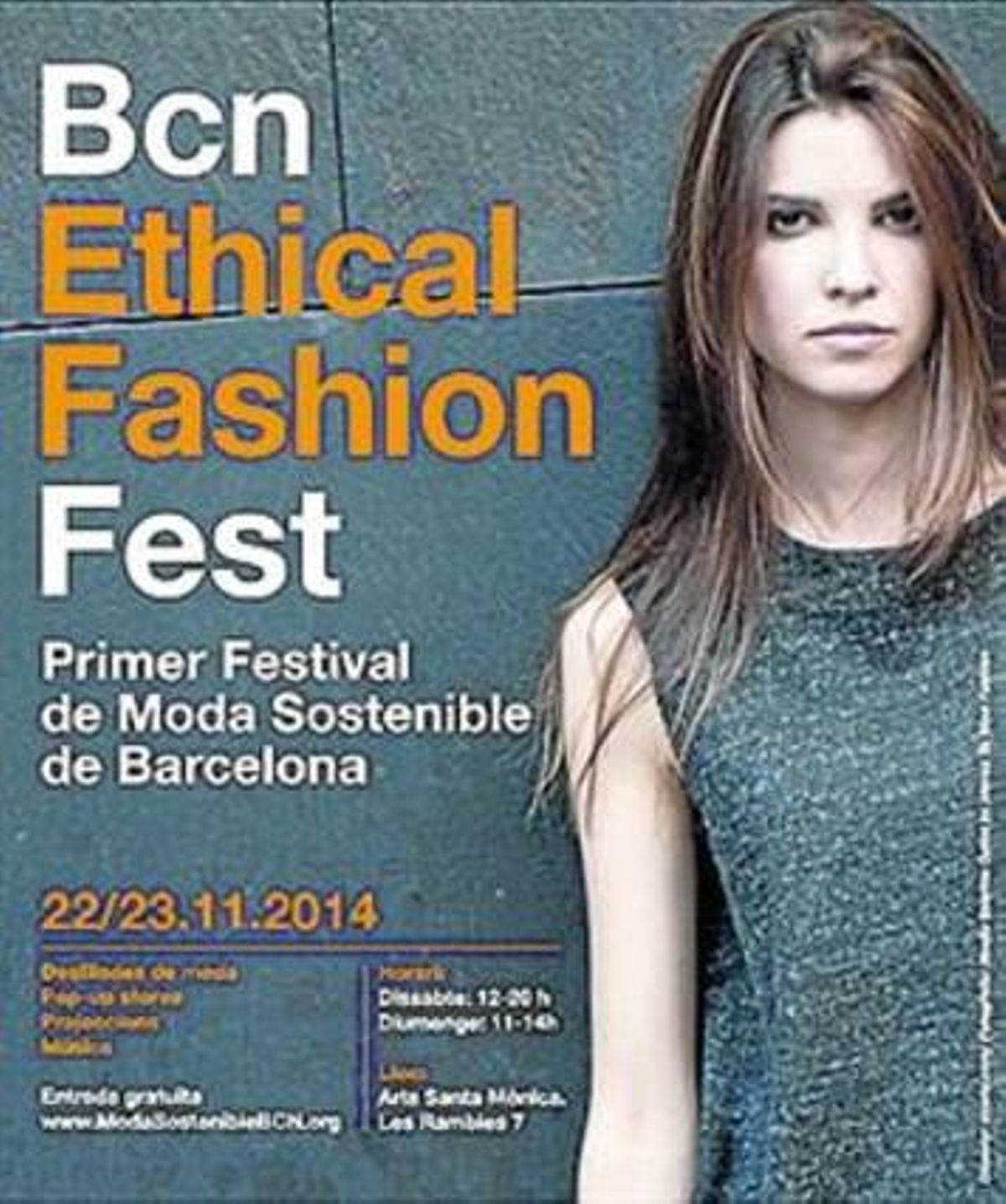Cartell del primer Ethical Fashion. Cartell del primer Ethical Fashion.