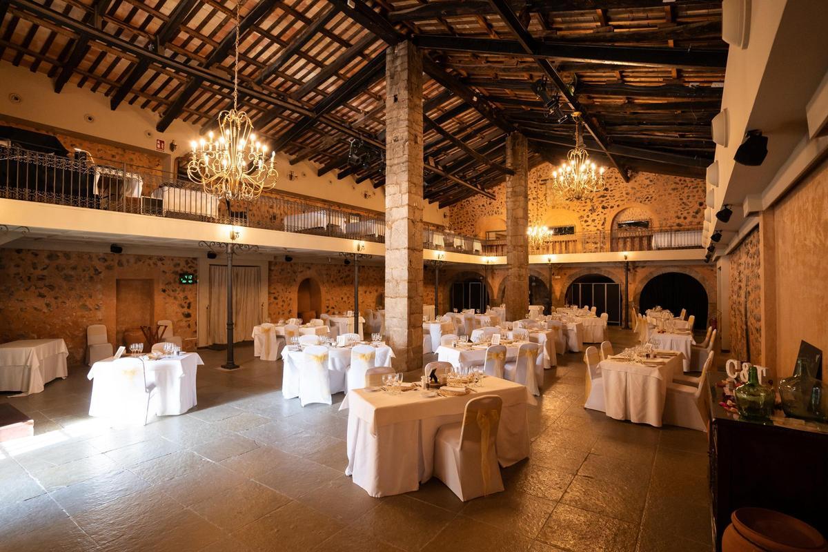 Tafona de la finca, otro de los espacios que se comercializan