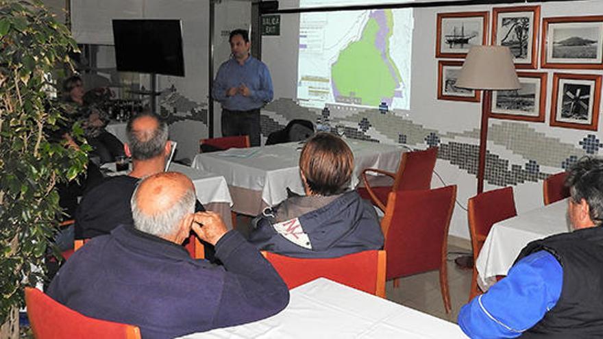 Lorenzo Córdoba explica el proyecto de s&#039;Estany des Peix.