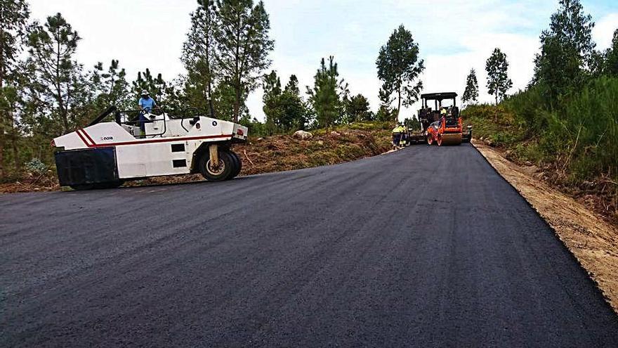 Obras de mejora del vial entre Viascón y Tenorio.