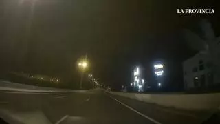 La Policía Nacional intercepta un vehículo que circulaba en sentido contrario por la GC-1 y evita un posible accidente