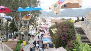 Santiago Mollo, feriante: «Es el peor año que hemos vivido nunca en Ibiza Medieval»