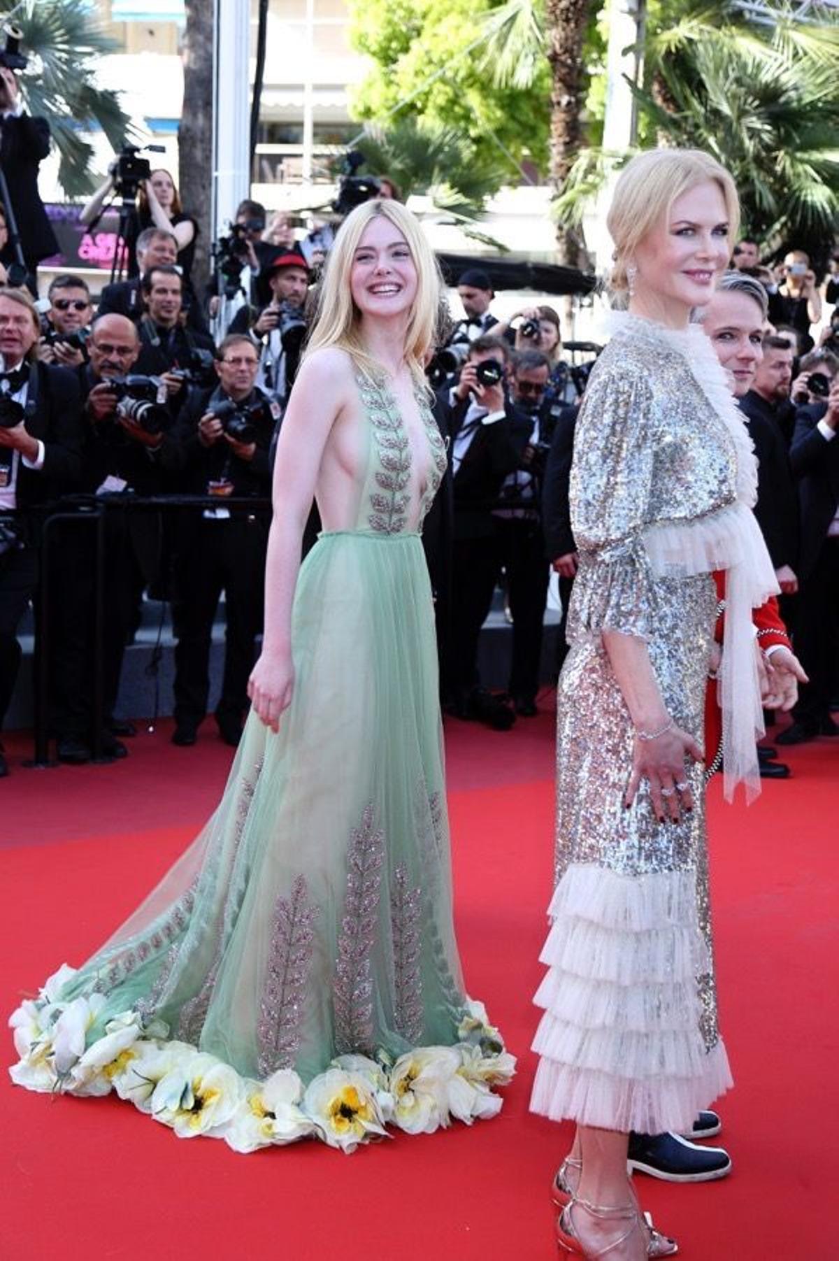 Los looks de Elle y Nicole en Cannes