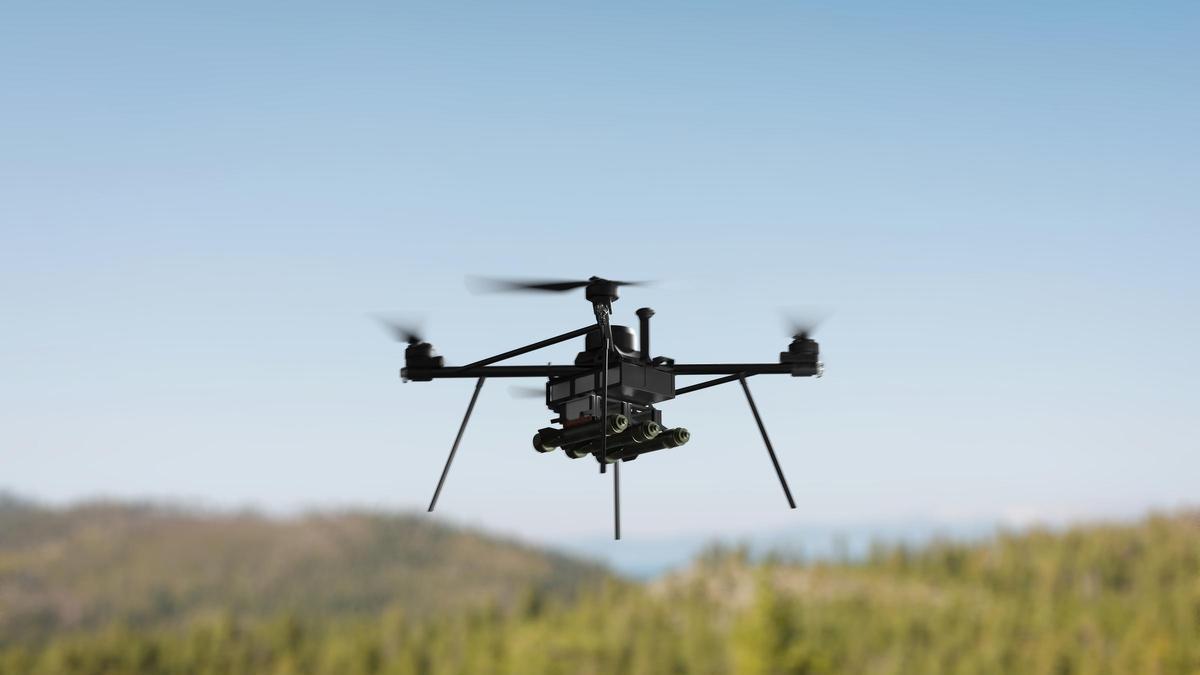 Imagen de un dron, modelo gull, facilitada por Armmo.