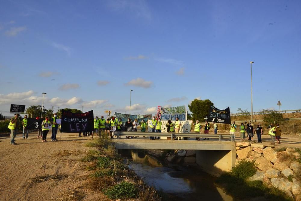 Manifestación en Los Alcázares por el ecocidio del Mar Menor