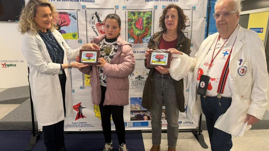 El mejor cartel de Primaria, de una alumna de Castrelo de Miño. |  FdV