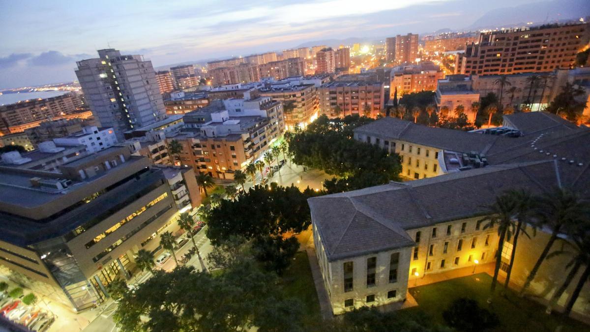 Vista general de los juzgados de Alicante que recibieron más de 10.000 demandas durante el pasado mes de marzo.