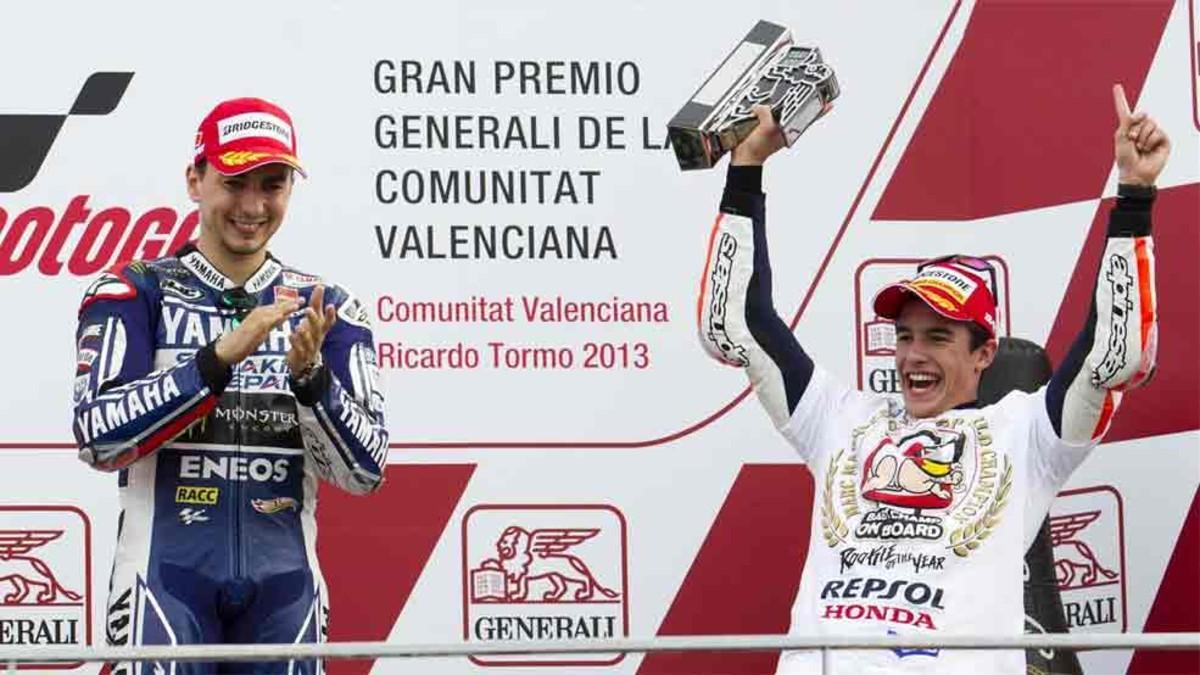 Marc Márquez ya se proclamó campeón en Cheste en 2013