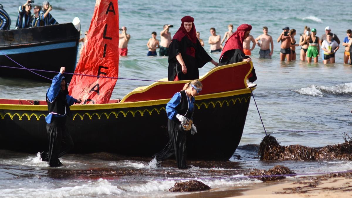 Un momento del Desembarco de Calp.