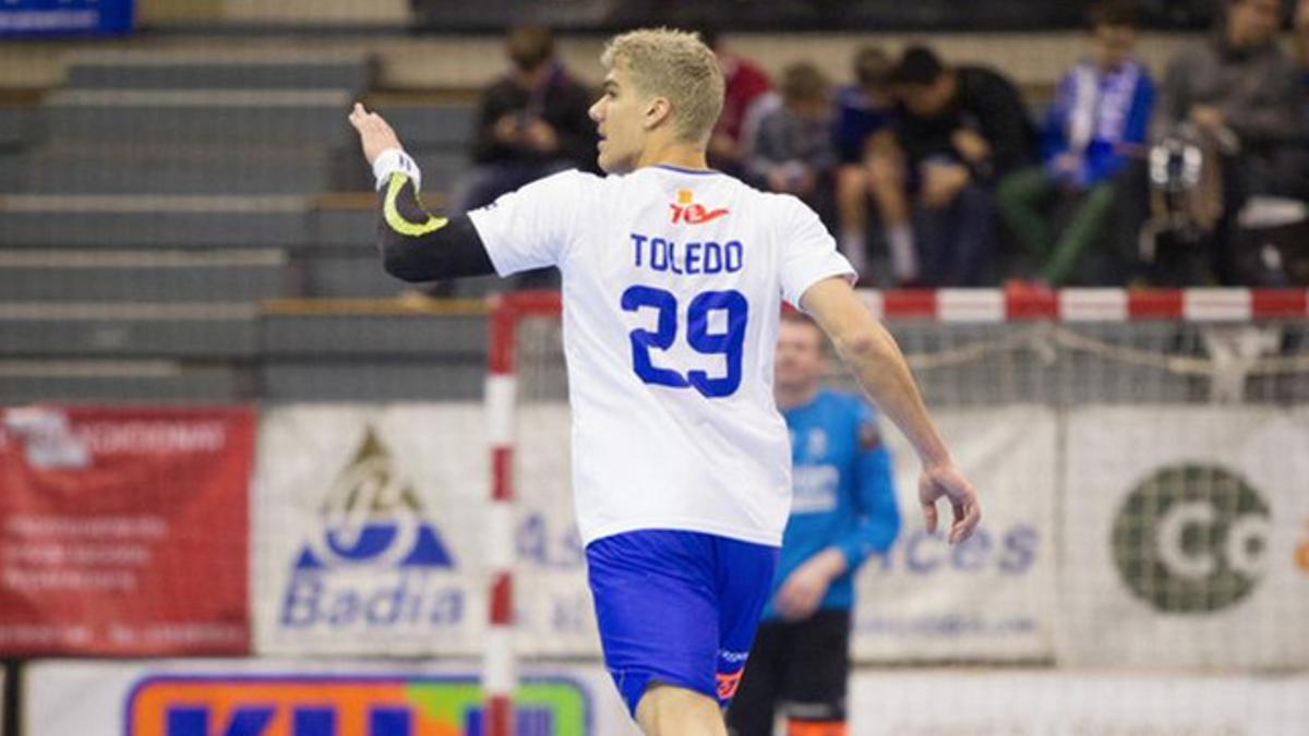 Toledo marcó cinco goles ante el Naturhouse