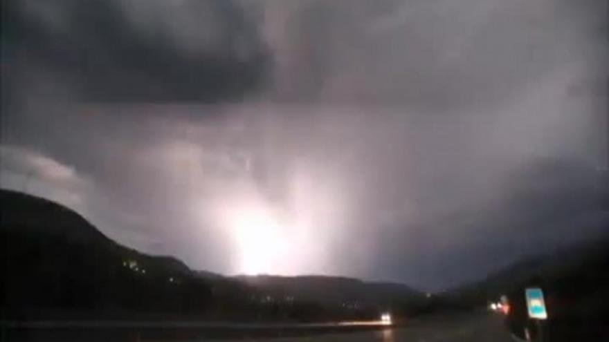 Tormenta eléctrica en la madrugada zamorana