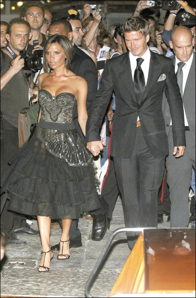 Los Beckham en Nueva York en 2006