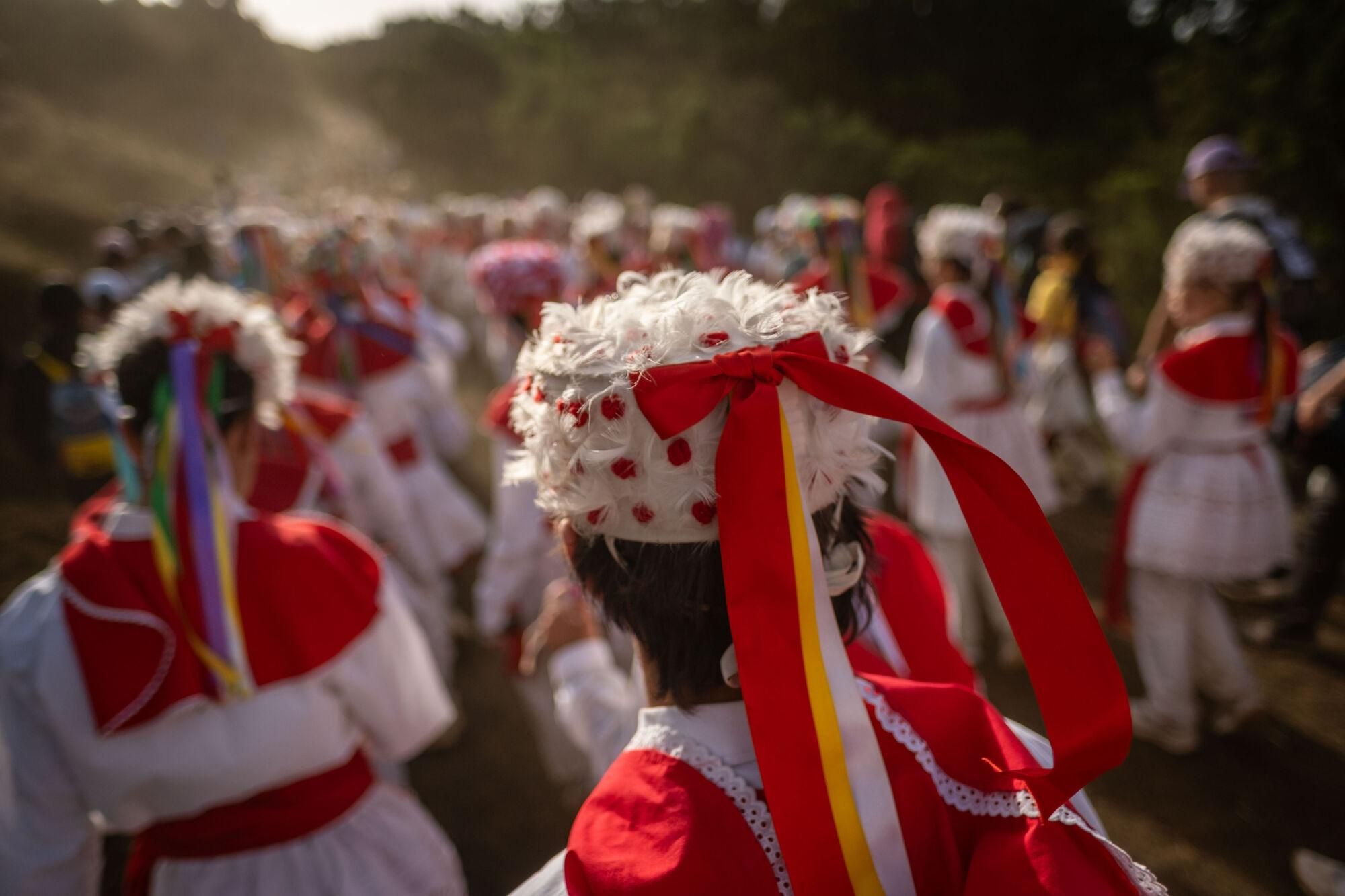 Bajada de la Virgen de Los Reyes en el Hierro