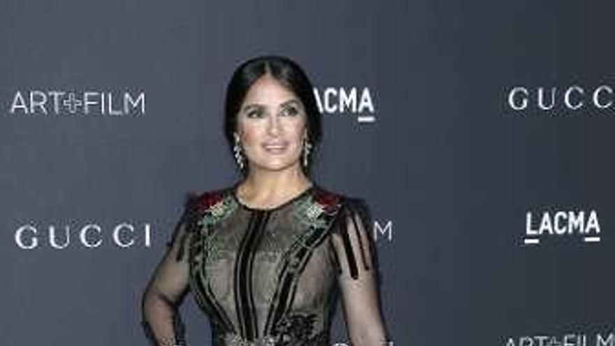 La actriz Salma Hayek.