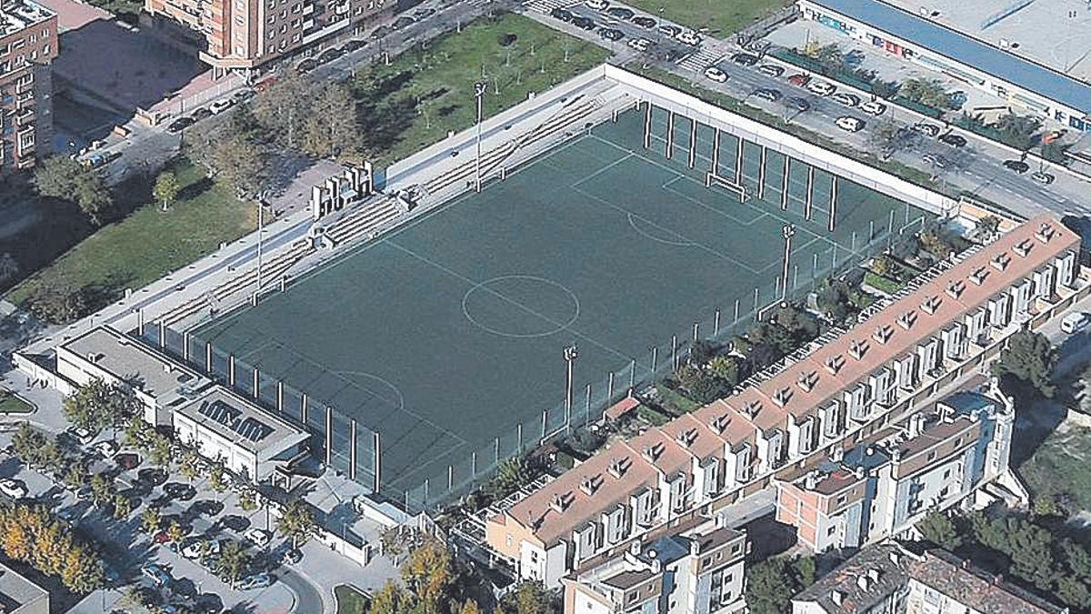 El campo de fútbol de la UD Balsas Picarral