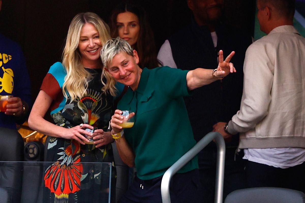 Portia de Rossi y Ellen DeGeneres