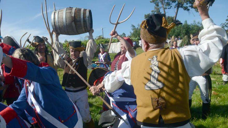 La recreación de la batalla de Casaldeirigo, el año pasado.