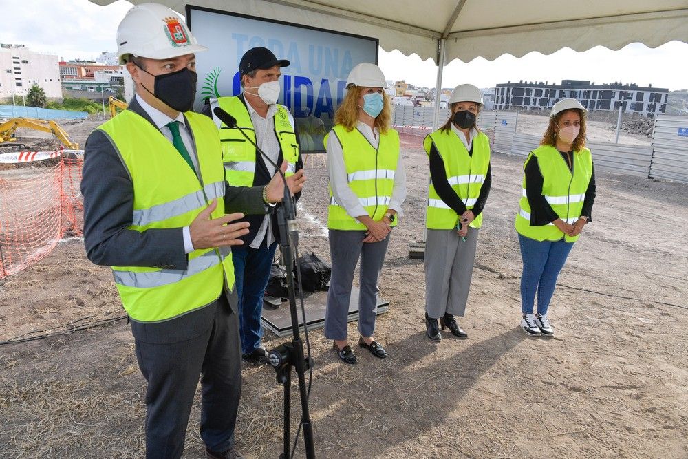 Construcción del último edificio del Área de Regeneración y Renovación Urbana (ARRU) de Tamaraceite