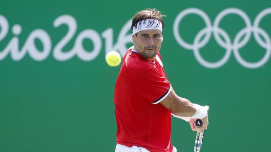 David Ferrer, eliminado en individuales y en dobles