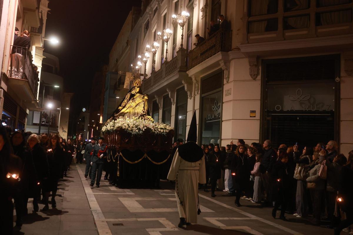 GALERÍA | Las imágenes de los momentos más emotivos de la procesión de Nuestra Madre de las Angustias este Viernes Santo en Zamora