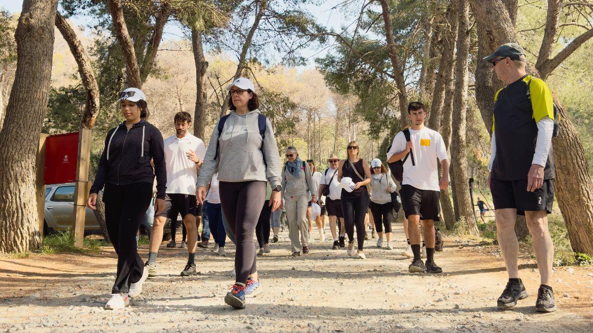 Moment de la nova edició del projecte Running Minds a Badalona