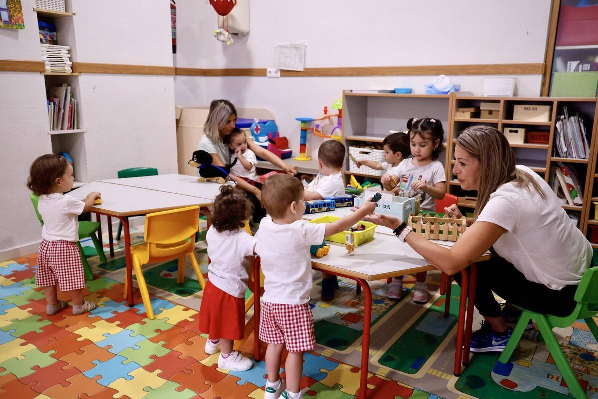 Inicio de curso en las escuelas infantiles, guarderías. Escuela infantil La Cometa