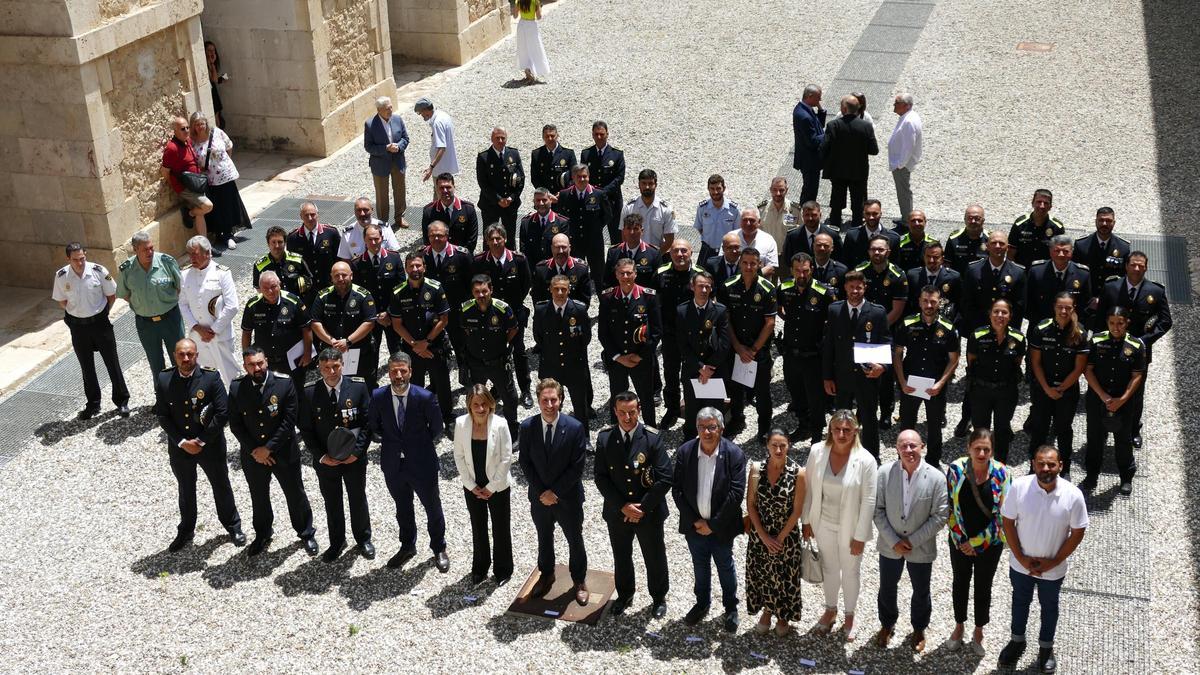 La Guàrdia Urbana de Figueres celebra la seva diada al Castell de Sant Ferran