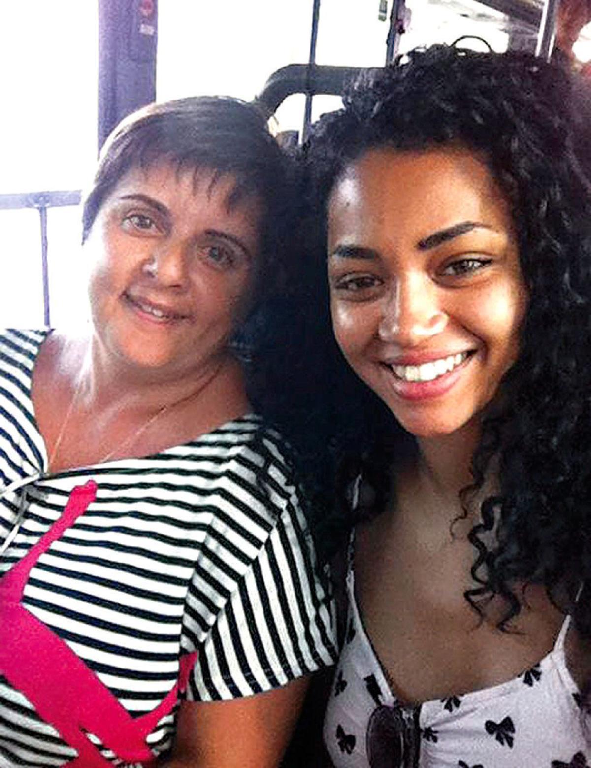 Berta Vázquez con su 'mammy', Pilar Vázquez.