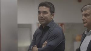 Deco, en su primer día como director deportivo