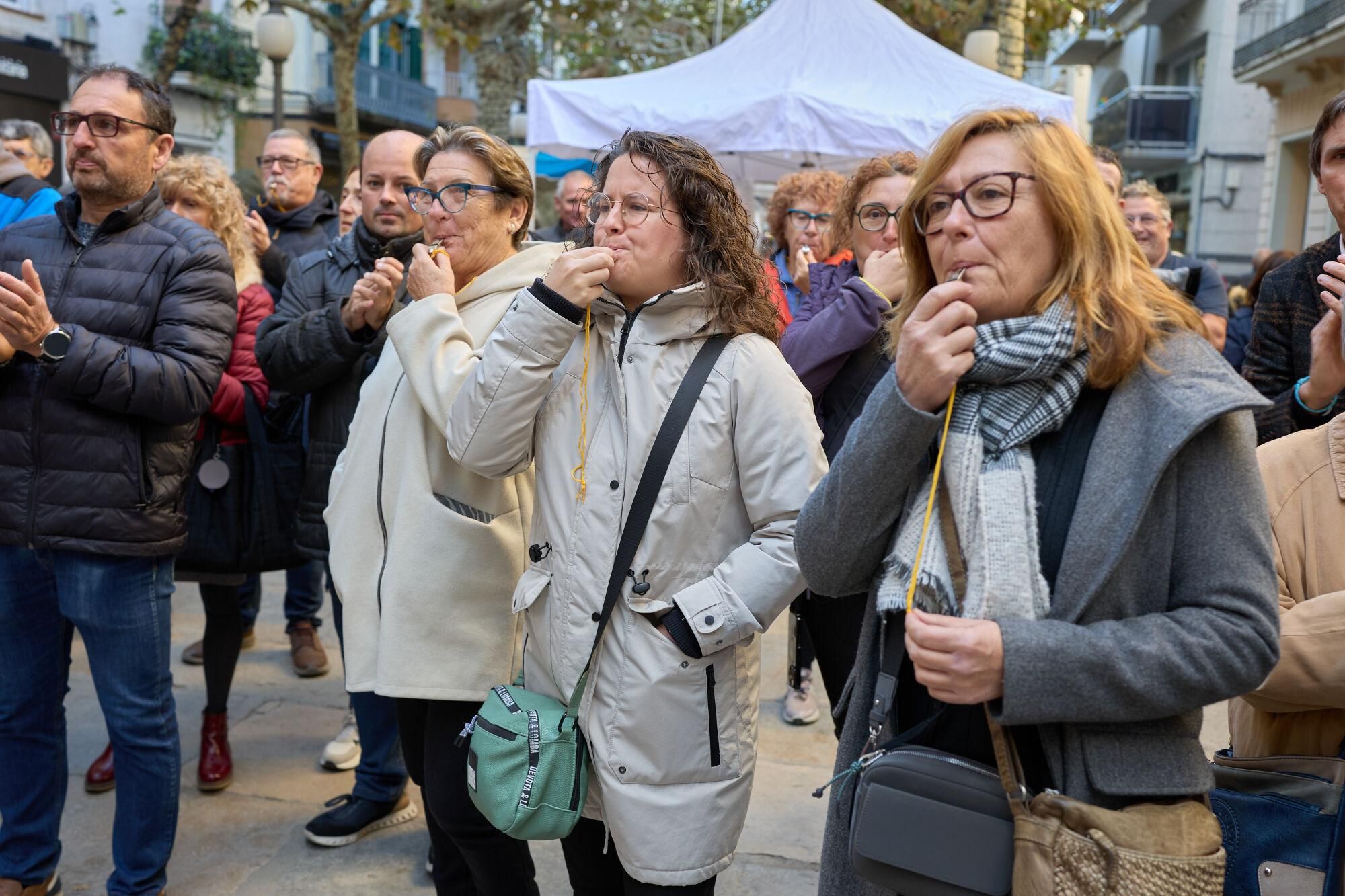 L'aturada de pescadors de Blanes, en imatges