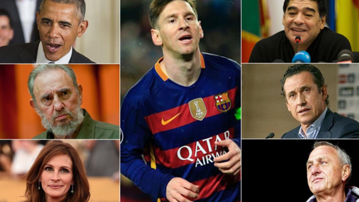 Leo Messi ha recibido elogios de todos los ámbitos de la sociedad