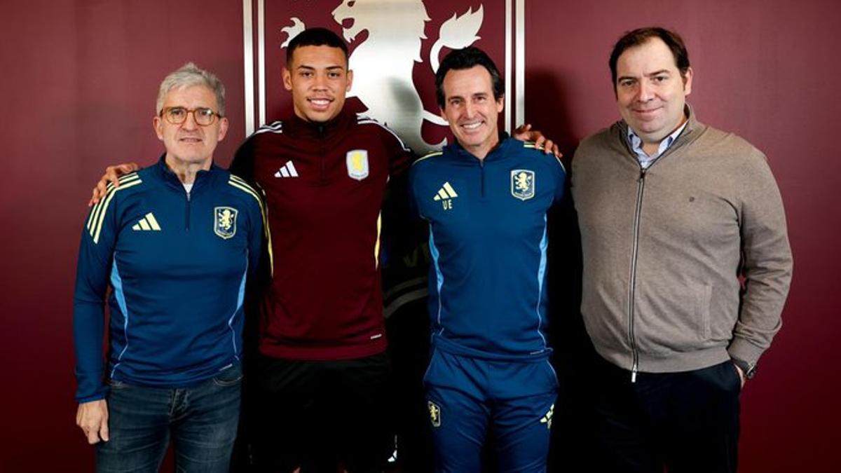 Anuncio oficial del fichaje de Alysson por el Aston Villa.