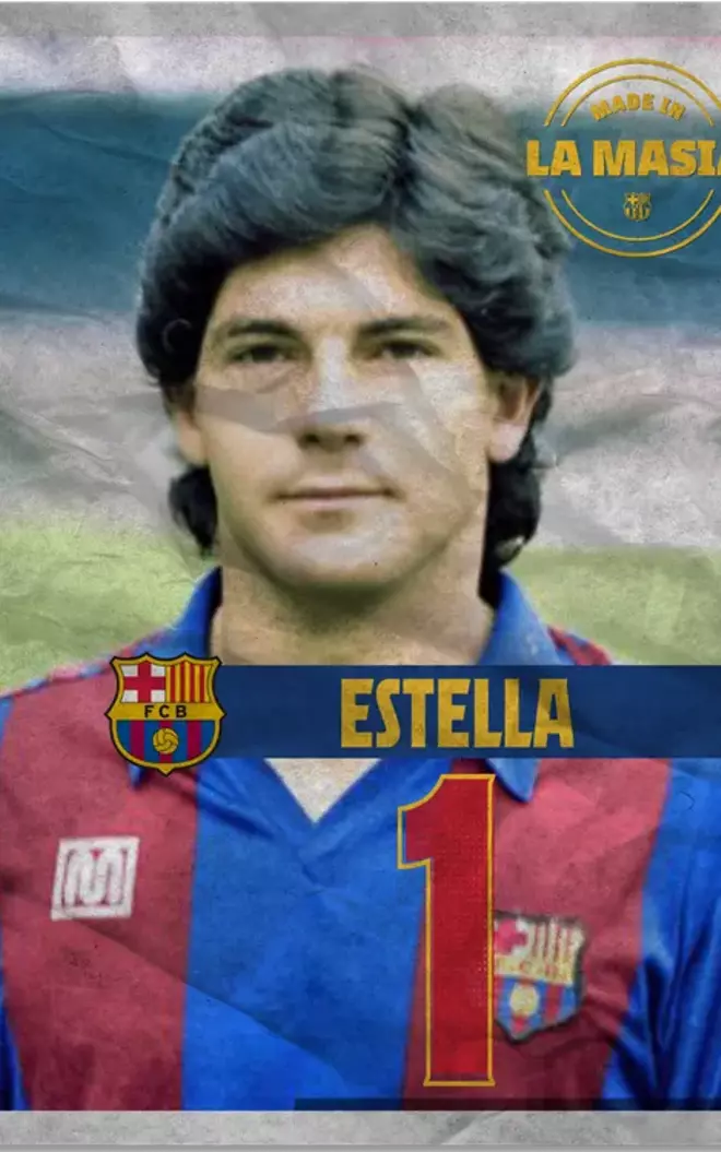 1. Joan Josep ESTELLA 9/9/79. Debut en liga Zaragoza – FCB 1979-80. 100 Partidos oficiales